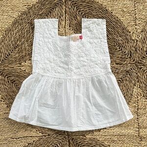 Pink Chicken Embroidered Floral Top